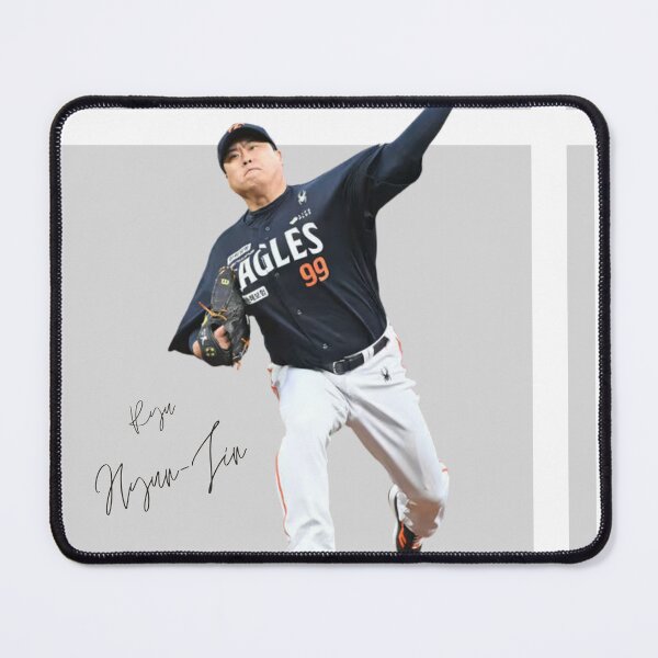Item preview, Baseball Poster Hyun-Jin Ryu – Minimalist Sports Art designed and sold by shopcanva.