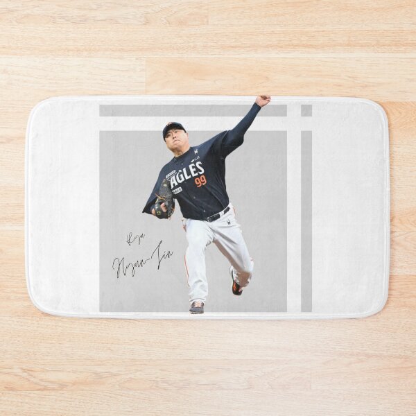 Item preview, Baseball Poster Hyun-Jin Ryu – Minimalist Sports Art designed and sold by shopcanva.