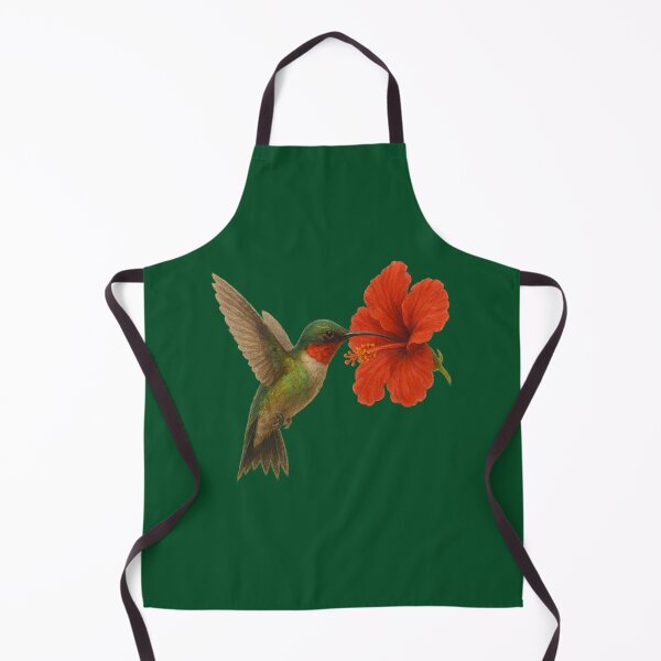 Item preview, Hummingbird Harmony – Dancing With the Red Bloom designed and sold by TheJoyfulPen.