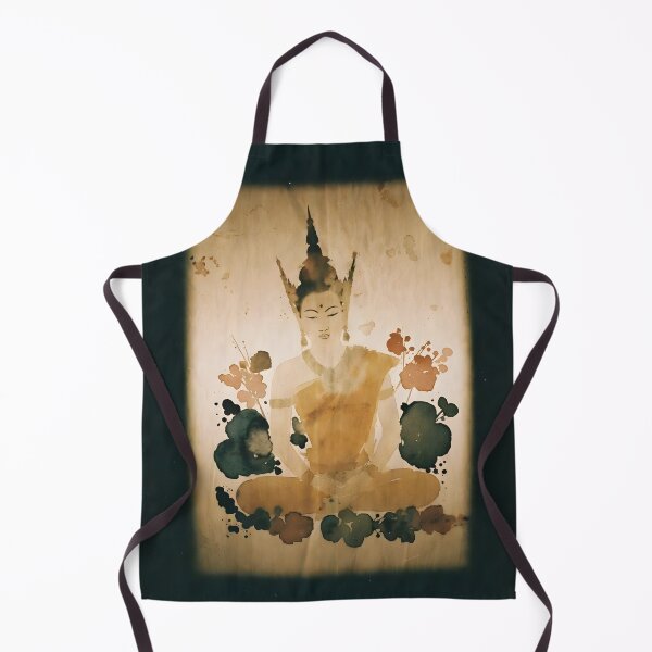 Item preview, Vintage Buddha artwork with subtle ink-like stains designed and sold by Koalangel.