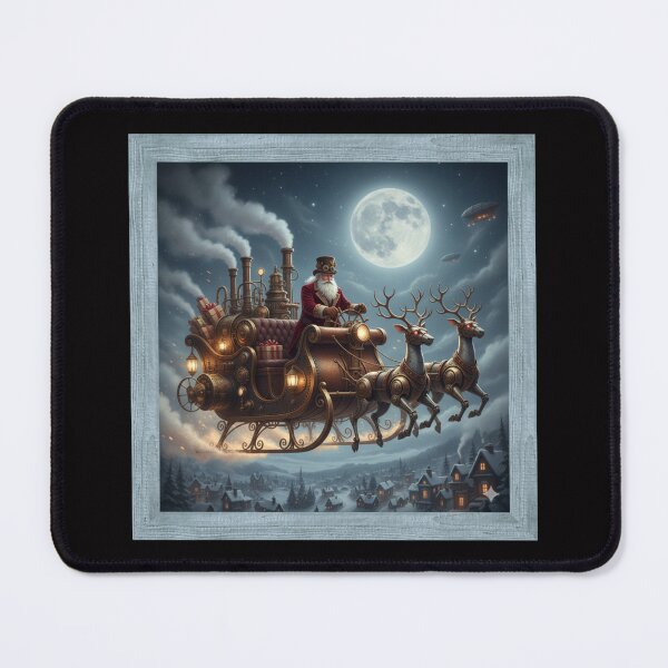 Item preview, SANTA'S SMEAMPUNK SLEIGH designed and sold by Brickroad Dsigns.