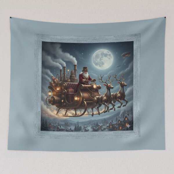Item preview, SANTA'S SMEAMPUNK SLEIGH designed and sold by Brickroad Dsigns.