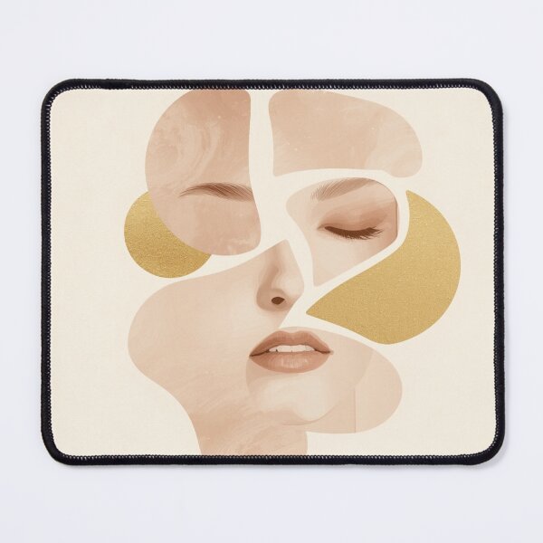 Item preview, Detached Warmth-Abstract Emotional Face Printable | Soft Neutral Portrait Art | Contemporary Wall Decor designed and sold by toshnaire.