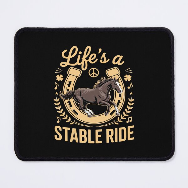 Item preview, Life's a Stable Ride Horse Humor 70s designed and sold by ToggleBet.