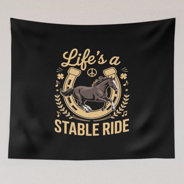 Item preview, Life's a Stable Ride Horse Humor  70s designed and sold by ToggleBet.