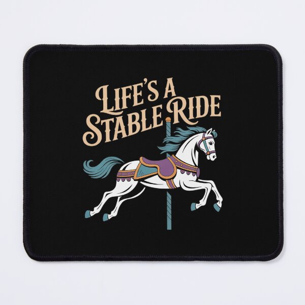 Item preview, Life's a Stable Ride Vintage Carousel Horse designed and sold by ToggleBet.