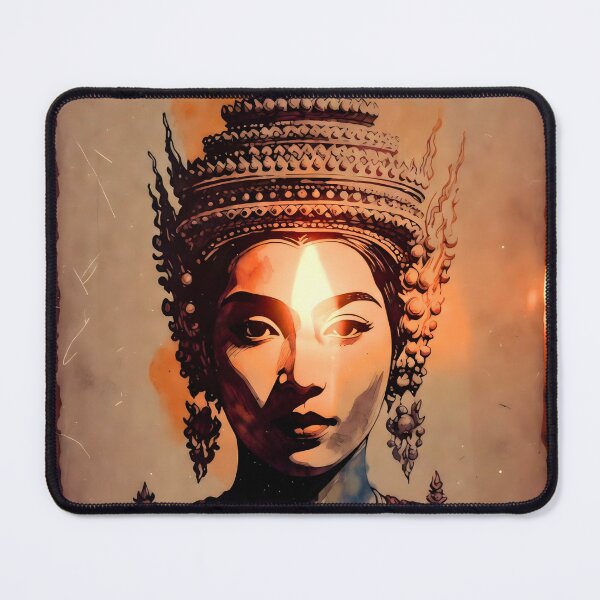 Item preview, Traditional Thai headpiece portrait in antique vintage style designed and sold by Koalangel.