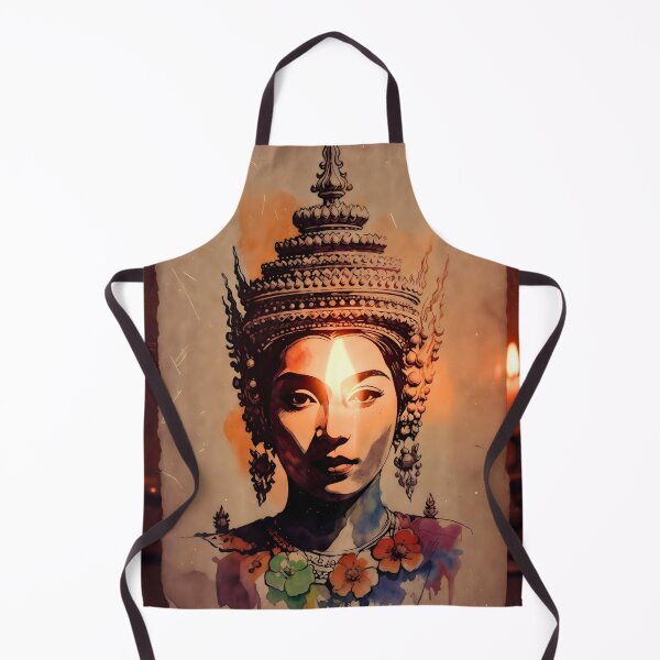 Item preview, Traditional Thai headpiece portrait in antique vintage style designed and sold by Koalangel.