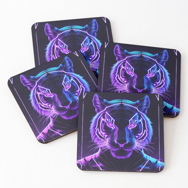 Item preview, Cyberpunk Tiger Head designed and sold by BankMano.