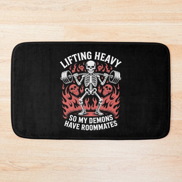 Item preview, Lifting Heavy so My Demons Have Roommate Funny Skeleton designed and sold by ToggleBet.