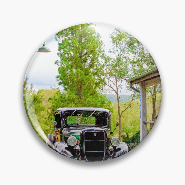 Item preview, Vintage Garage Scene with Classic Car designed and sold by Michael van der Hoorn.