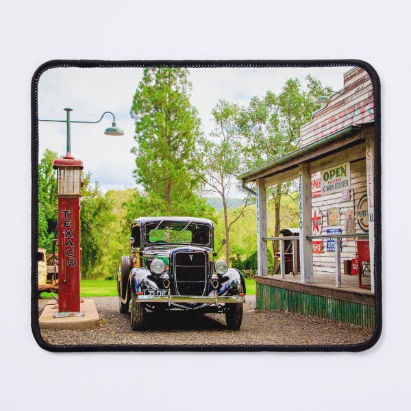 Item preview, Vintage Garage Scene with Classic Car designed and sold by Michael van der Hoorn.