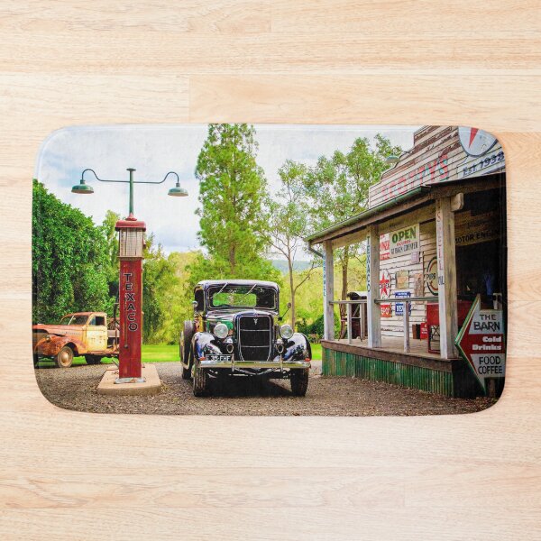 Item preview, Vintage Garage Scene with Classic Car designed and sold by Michael van der Hoorn.