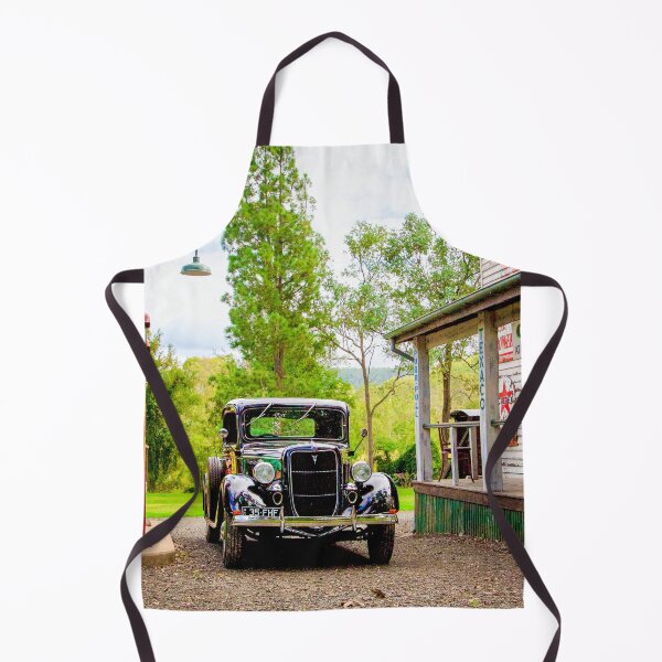 Item preview, Vintage Garage Scene with Classic Car designed and sold by Michael van der Hoorn.