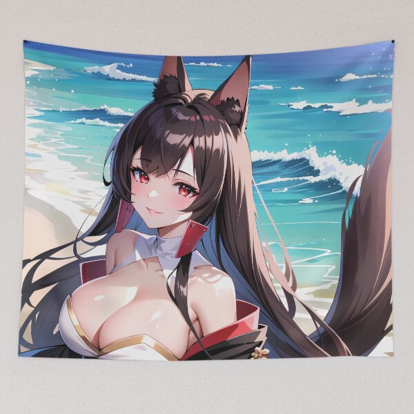 Item preview, Akagi Summer Elegance at Ocean Breeze Azur Lane Anime Girl designed and sold by Raslbazola.
