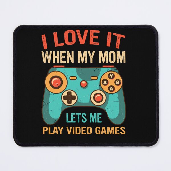 Item preview, Colorful Gamer Tee – Mom Lets Me Pla designed and sold by LarryMBrown.