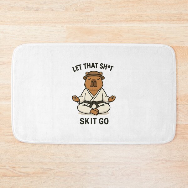 Item preview, Capybara Karate Zen – Funny Martial Arts Meditation designed and sold by RetroPop23.