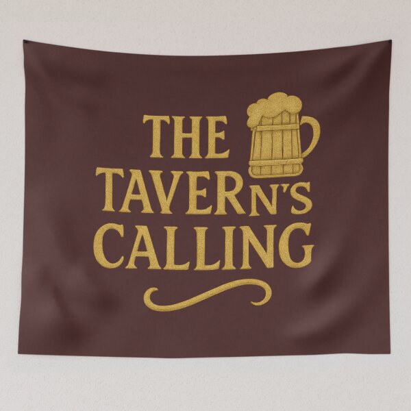Item preview, The Tavern’s Calling • Embroidered Ale‑House Badge designed and sold by fairmaiden7.