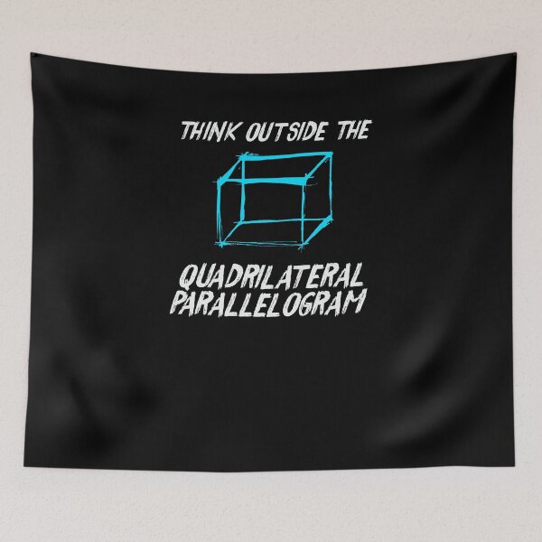Item preview, Think Outside The Quadrilateral Parallelogram Math Nerd Tee designed and sold by LookTwice.