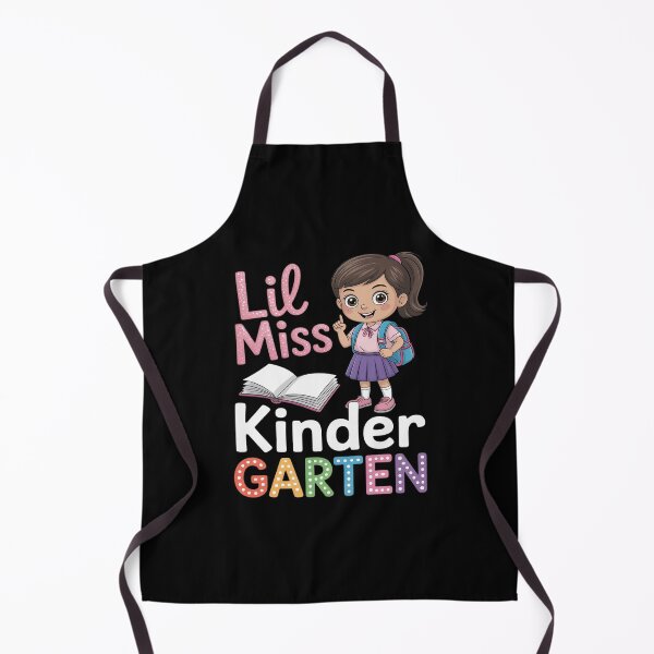 Item preview, Lil Miss Kinder Garten Girl Student with Backpack And Book designed and sold by ToggleBet.