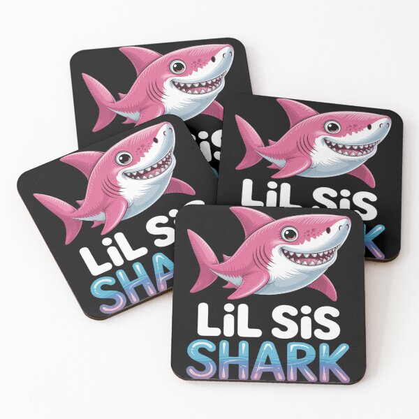 Item preview, Lil Sis Shark Kids Party Family Matching Shark Lover designed and sold by ToggleBet.