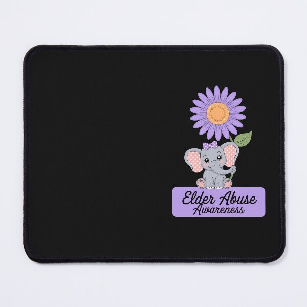 Item preview, Elephant Elder Abuse Awareness Elder Abuse Ribbon Gifts designed and sold by Eskomeranola.