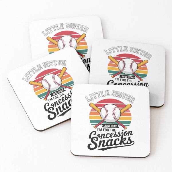 Item preview, Retro Baseball sister I'm Just Here for Concession Stand  designed and sold by DrewLeuschke.