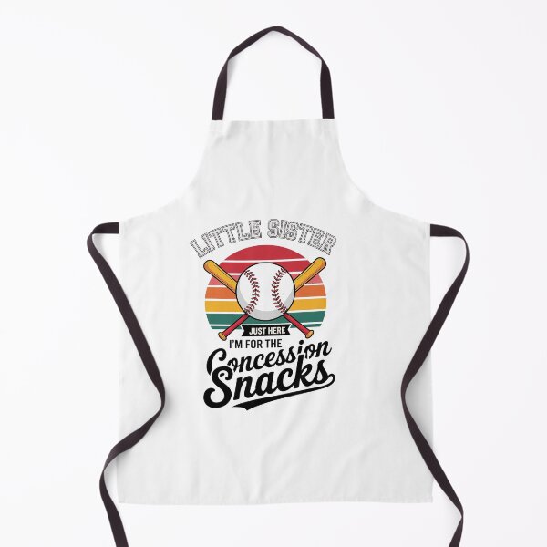 Item preview, Retro Baseball sister I'm Just Here for Concession Stand  designed and sold by DrewLeuschke.
