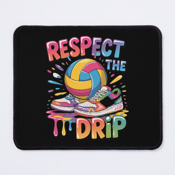 Item preview, Respect The Volleyball Drip Team Watercolor Commercial Use designed and sold by AmparoBoyle.