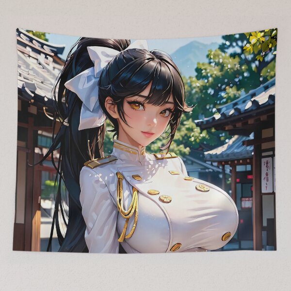 Item preview, Azur Lane Takao Commander’s Poise Japanese Architecture Anime Girl Waifu Grace designed and sold by Raslbazola.