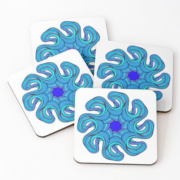 Item preview, Curvy endless wave mandala designed and sold by DaveDanchuk.