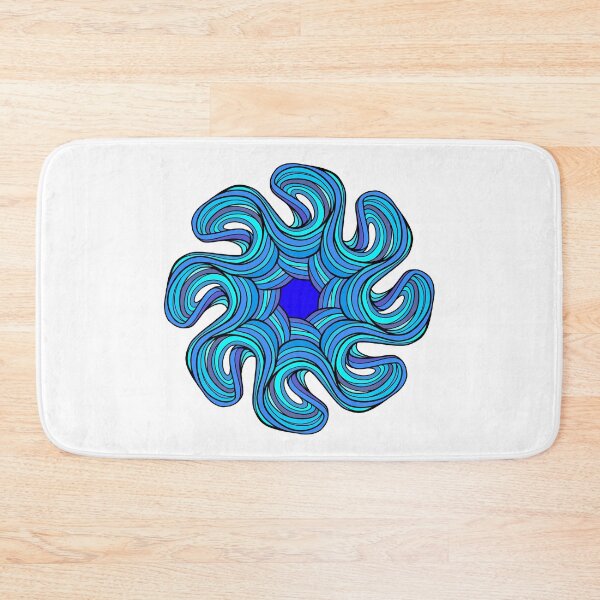 Item preview, Curvy endless wave mandala designed and sold by DaveDanchuk.