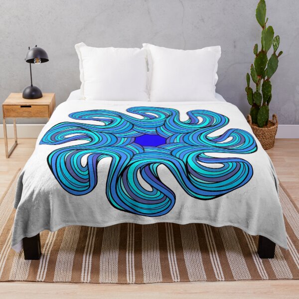 Item preview, Curvy endless wave mandala designed and sold by DaveDanchuk.