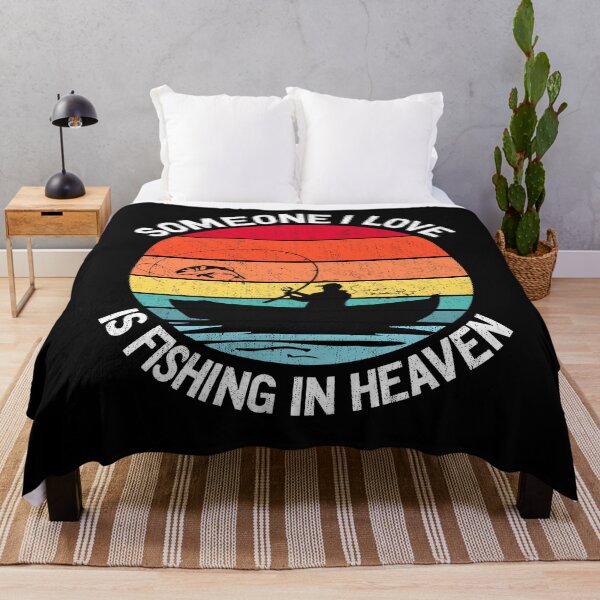 Item preview, Fishing in Heaven Memorial T-Shirt designed and sold by LarryMBrown.