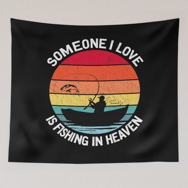 Item preview, Fishing in Heaven Memorial T-Shirt designed and sold by LarryMBrown.