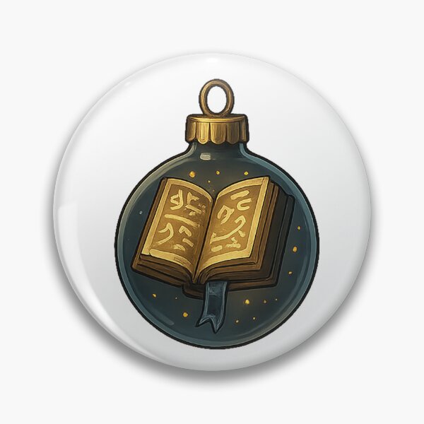 Item preview, Arcane Spellbook Ornament – Fantasy Christmas Sticker designed and sold by AlcheArtsStudio.