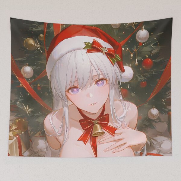 Item preview, Festive Enterprise Azur Lane Anime Girl Christmas Joy designed and sold by Raslbazola.