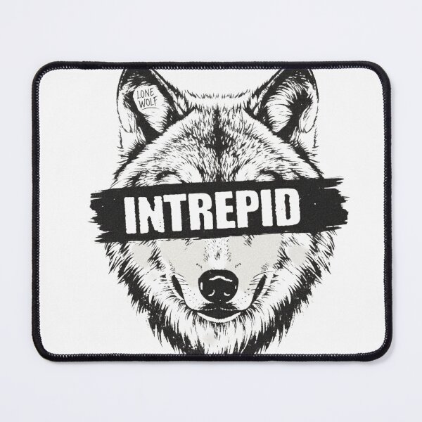 Item preview, Intrepid WolfSpirit of the Lone Wolf ​Intrepid Willpower.  designed and sold by ZyVoAli.