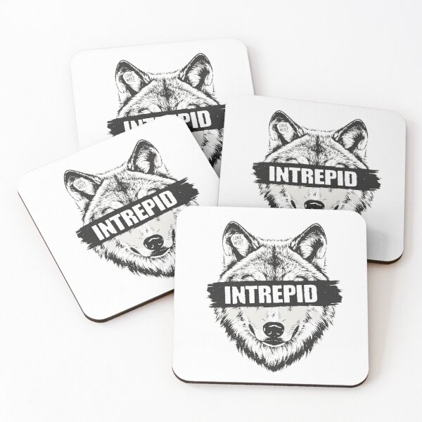 Item preview, Intrepid WolfSpirit of the Lone Wolf ​Intrepid Willpower.  designed and sold by ZyVoAli.