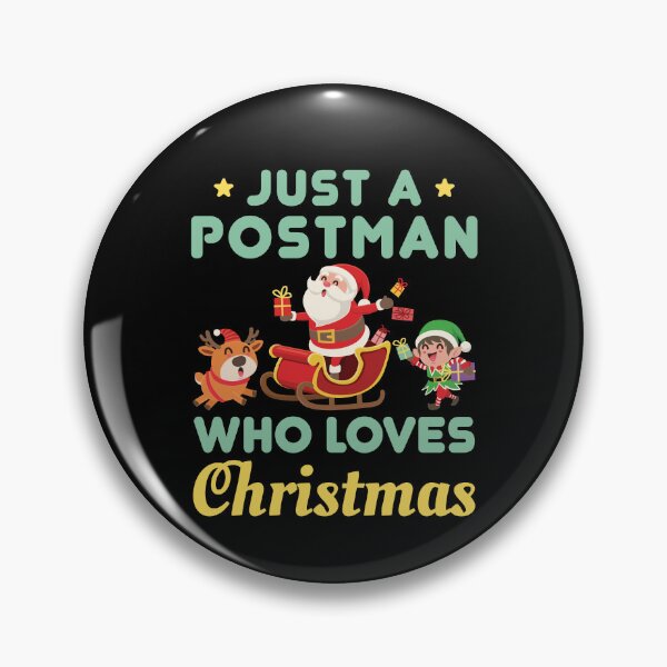 Item preview, Just a Postman Who Loves Christmas designed and sold by jaygo.