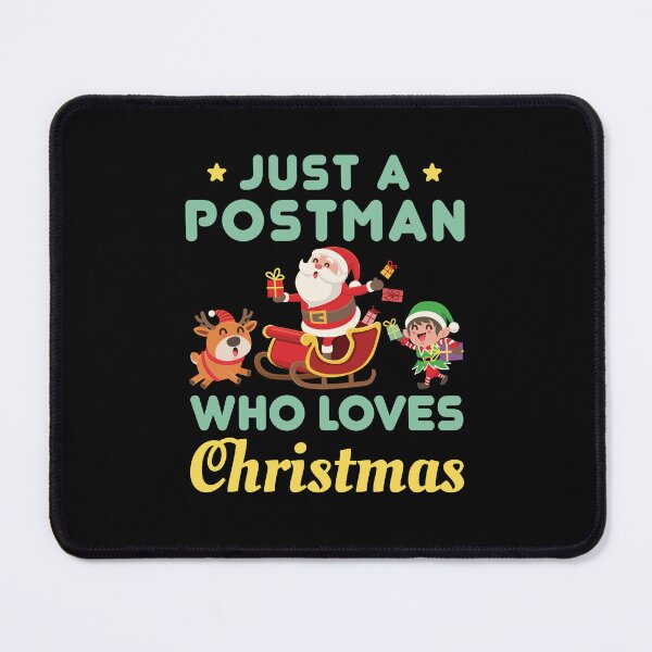 Item preview, Just a Postman Who Loves Christmas designed and sold by jaygo.