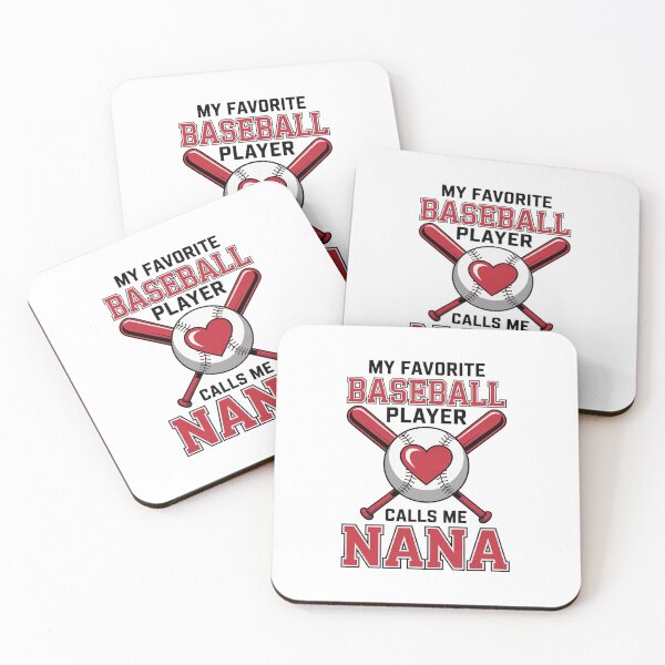 Item preview, My Favorite Baseball Player Calls Me Nana Baseball Nana  designed and sold by MinaReinger.