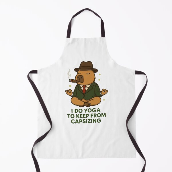 Item preview, Capybara Gangster Zen – Funny Smoking Meditation designed and sold by RetroPop23.