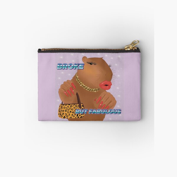 Item preview, Broke but fabulous capybara designed and sold by Sara-Pantone.