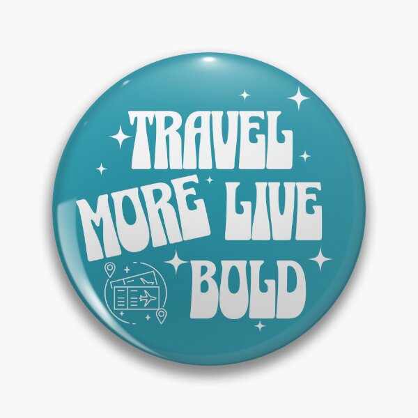Item preview, 2026 Resolution: Travel More. Live Bold. (Teal) designed and sold by SummerSnowVentures.