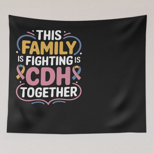 Item preview, Family Fighting Congenital Diaphragmatic Hernia Awareness designed and sold by Eskomeranola.