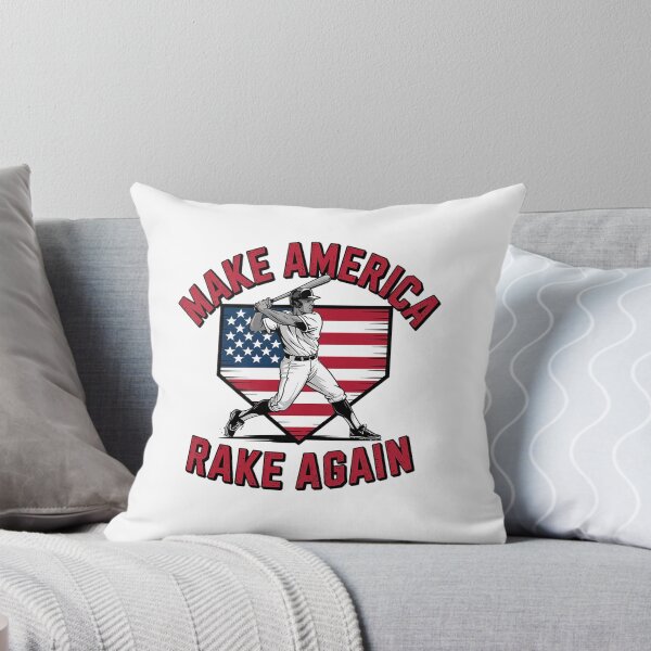 Item preview, Make America Rake Again Baseball American Flag Hitting designed and sold by MinaReinger.