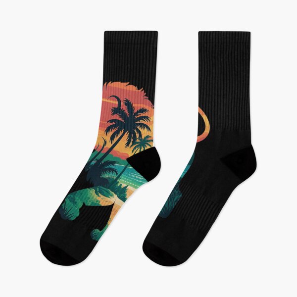 Item preview, Lion of Judah Reggae Music Palm Trees Jamaica Rastafari designed and sold by velltoons.