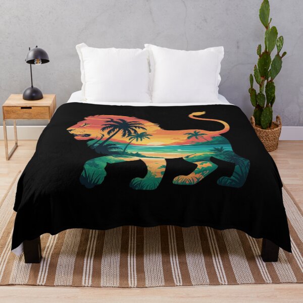 Item preview, Lion of Judah Reggae Music Palm Trees Jamaica Rastafari designed and sold by velltoons.