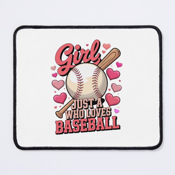 Item preview, Just A Girl Who Loves Baseball Sublimation designed and sold by VasilisLamArt.